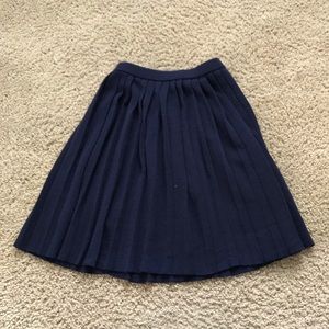 Yves Saint Laurent pleated knit skirt